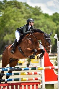 Amber Lleida and DSP Collind (owned by Peacock Ridge LLC) were Reserve Champions in
the 1.0m Child/Adult Jumper Division.
